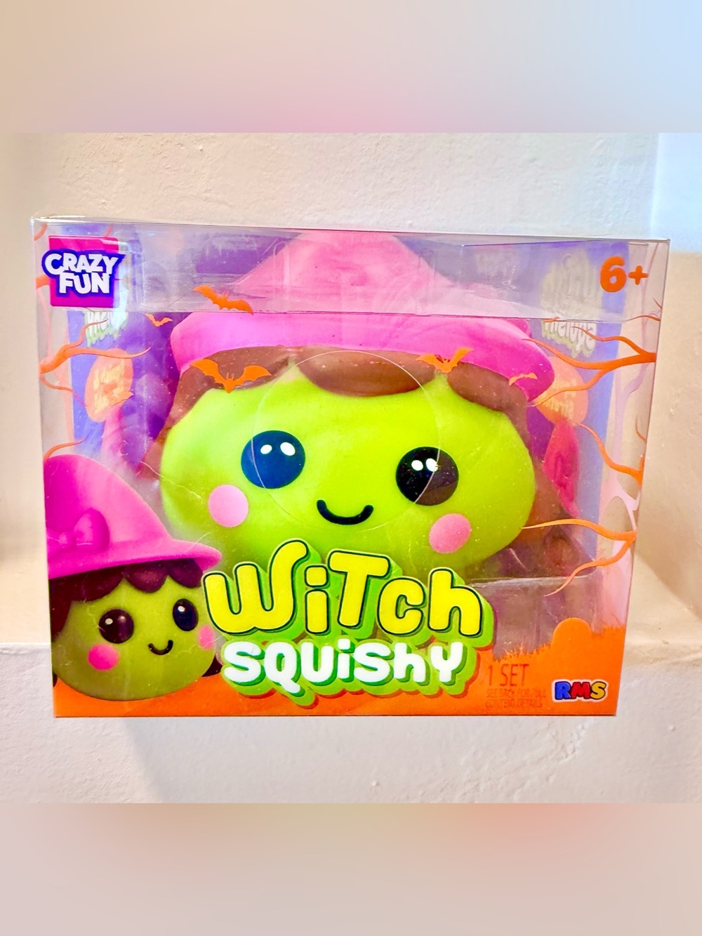 NEW! AUTHENTIC RMS Crazy Fun WITCH Squishy! Brand new, unopened!